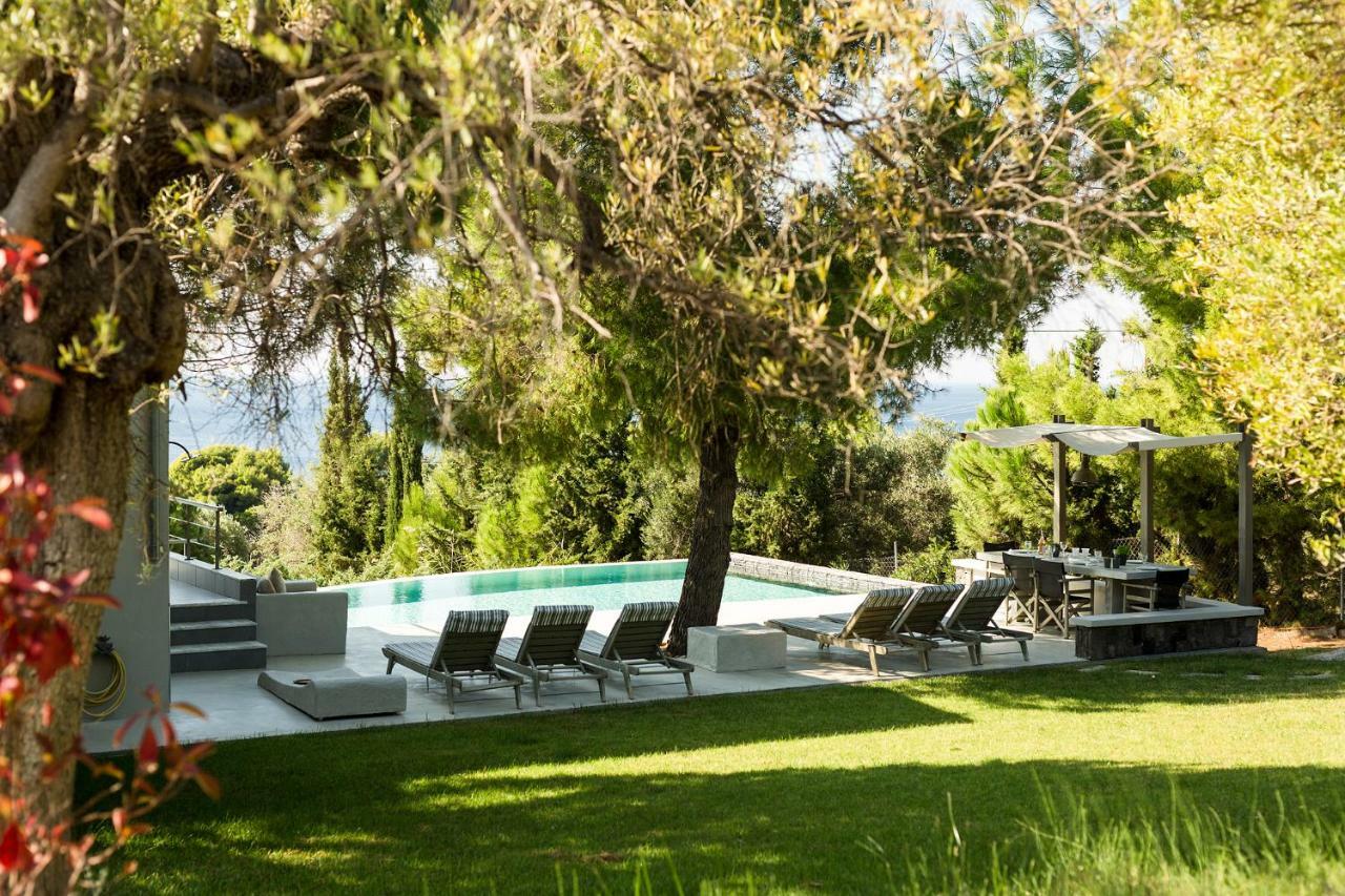Olivia Estate Villa With Private Swimming Pool Elia Nikitis Exterior photo
